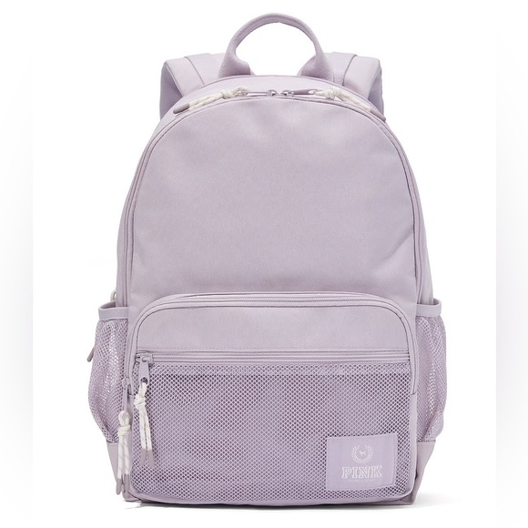 PINK Victoria’s Secret Spring Violet Classic Canvas Backpack New with Tag